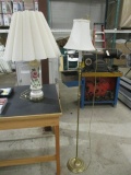 Table Lamp and Candle Stick Floor Lamp