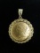 1882 $5 Liberty Head Gold Coin in 14k Gold Bezel