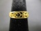 14k Gold Adjustable Cuff Ring