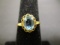 10k Gold Aquamarine Ring