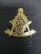 14k Gold Masonic Lapel Pin