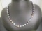 Pearl Necklace w/ Sterling Silver Clasp