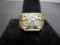 14k Gold Man's Diamond Ring- 1 ct tw
