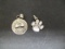 2 Sterling Silver Clemson Charms