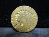 1913 $5 Indian Head Gold Coin