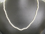 Pearl Necklace w/14k Gold Clasp