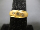 14k Gold Diamond Band Ring- .13ct tw