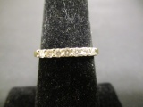 14k Gold Diamond Band Ring- 1/4 ct tw