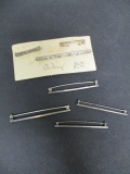 Lot of Vintage Sterling Silver Bar Pins