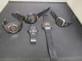 Lot of 5 Men's Sports Watches