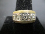 10k Gold Man's Diamond Ring- 1/2 ct tw
