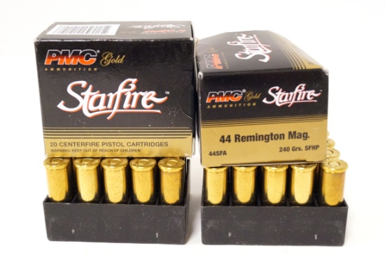 40rds. Of PMC Gold Starfire .44 Remington Mag 240gr. SFHP Ammunition