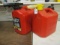 Two 2.5 Gallon Gas Cans