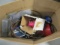 Large Box of Misc. Tools-Plumbing Snake, Concrete Tools, Wire Brushes, etc.