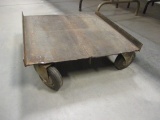 Hand Crafted Steel Dolly with Swiveling Casters