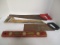 Vintage Hand Saws and Wood Level