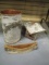 Decorative Pieces made from Burch Bark - Trash can, Canoe and Birdhouse