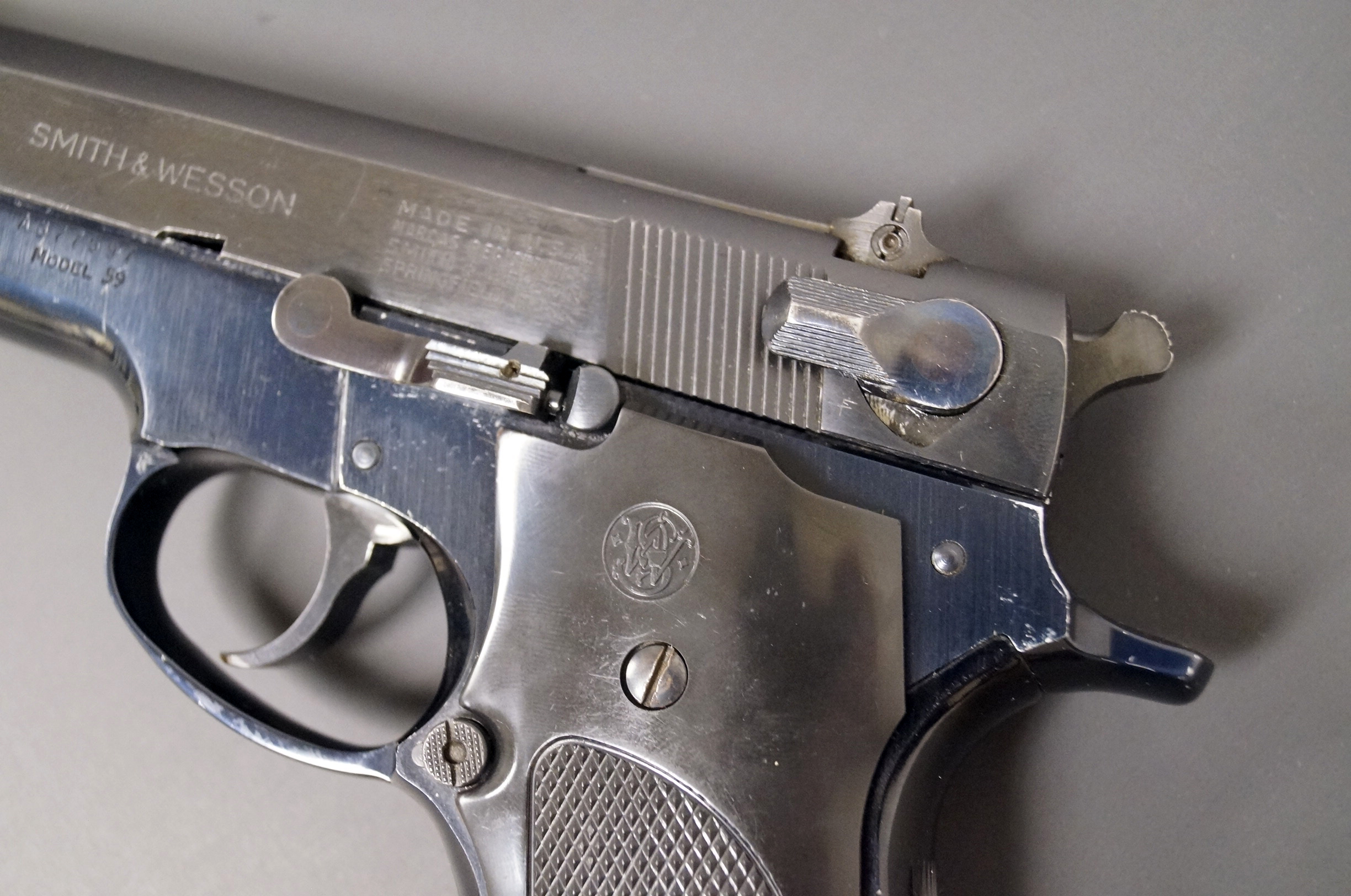 1977 S&W Model 59 Steel Frame 9mm Semi-Automatic | Proxibid
