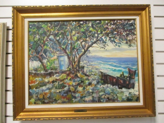 Joaquin Caicedo Oil on Canvas