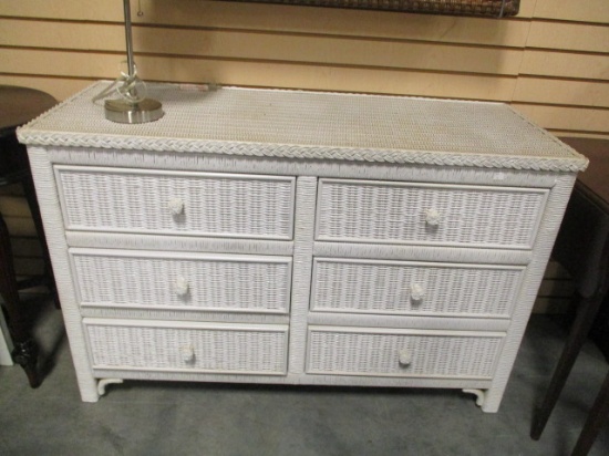 Lexington Wicker by Henry Link 6 Drawer Chest