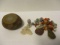 Geode, Small Quartz Crystal Formation and Polished Natural Stones