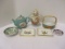 Oriental Design Teapot, Ginger Jar, Trays and Bowls