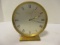 Mid Century Brass Cortland Swiss 8 Day Winding Alarm Clock