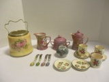 Hand Painted Porcelain-Royal Copenhagen, AE Lewis, Steatita, etc.