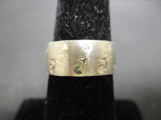 Sterling Silver Wide Band Ring