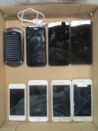 Seven Cellphones and iPod for Parts Only