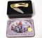 C.S.A American Civil War Collector Pocket Knife in Tin