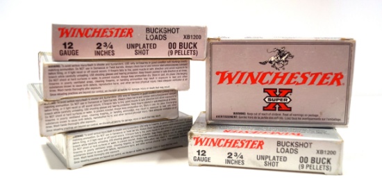 30rds. Winchester Super X 12 GA. 00 Buckshot Shotshells