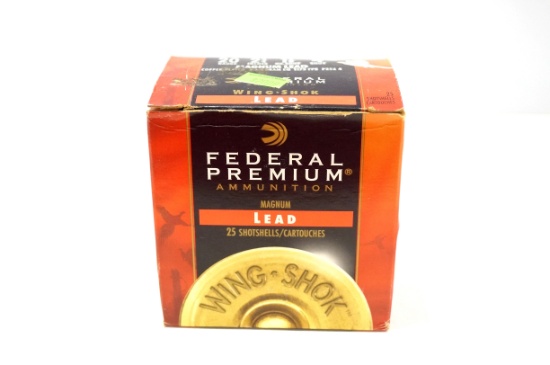 25rds. Federal Premium 20 GA. Wing-Shok Magnum Lead 2-3/4" Shotshells