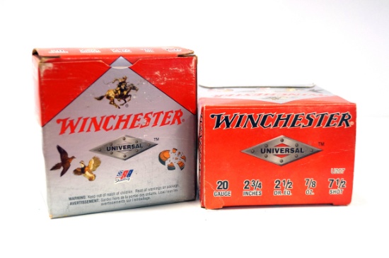 50rds. Winchester Universal 20 GA. 2-3/4" Shotshells