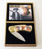 John Wayne Pocket Knife in Case