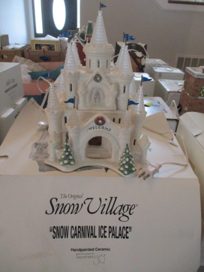 Dept. 56 Snow Village #54850 "Snow Carnival Ice Palace"