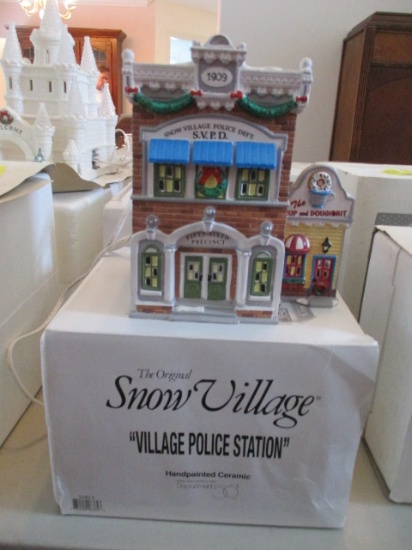 Dept. 56 Snow Village #54853 "Village Police Station"