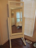 Henry Link Lexington Wicker Cheval Mirror