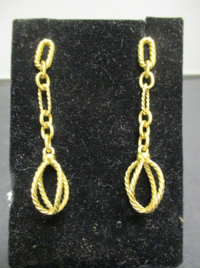 18k Gold David Yurman Earrings