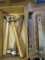 Three Ball Peen Hammers and Two Claw Pry Bars