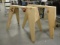 Pair of Burro Brand Wood Saw Horses