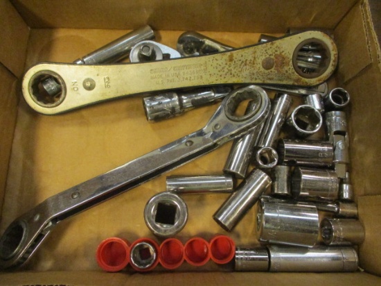 Craftsman 3/8" and 1/4" Sockets and Ratchets