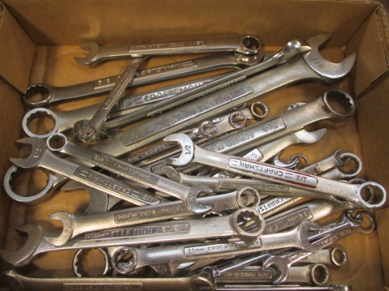 Standard and Metric Craftsman Combination Wrenches