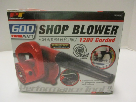 Like New Performance Tool 600 Watt Shop Blower in Box