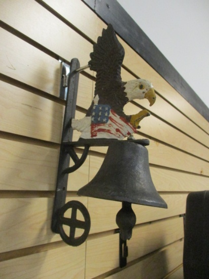 Cast Metal American Eagle Farm/Garden Bell