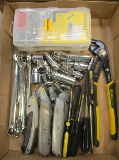 Stanley Combination Wrenches, Sockets, Pliers, Utility Knives, Screwdrivers and
