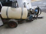Mower/Lawn Tractor/ATV Pull Behind Sprayer with 5HP Briggs & Stratton Motor and