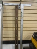 Johnson Aluminum Dry-Wall T-Square and Starrett 48