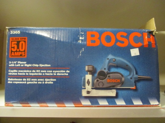 Bosch 5 Amp, 3-1/4" Planer With Left Or Right Chip Ejection