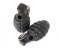 Pair of Cast Iron Practice Pineapple Grenade